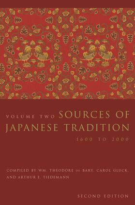 de Bary / Gluck / Tiedemann |  Sources of Japanese Tradition | eBook | Sack Fachmedien