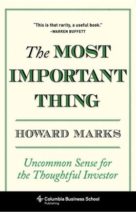 Marks |  The Most Important Thing | eBook | Sack Fachmedien