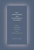 Lumsden |  Self-Consciousness and the Critique of the Subject | eBook | Sack Fachmedien