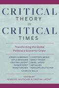 Deutscher / Lafont |  Critical Theory in Critical Times | eBook | Sack Fachmedien