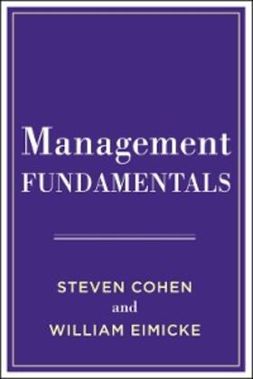 Cohen / Eimicke |  Management Fundamentals | eBook | Sack Fachmedien