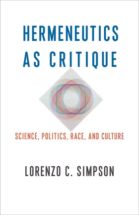 Simpson |  Hermeneutics as Critique | eBook | Sack Fachmedien