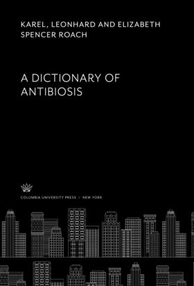 A Dictionary of Antibiosis | E-Book | sack.de