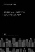 Jacoby |  Agrarian Unrest in Southeast Asia | eBook | Sack Fachmedien