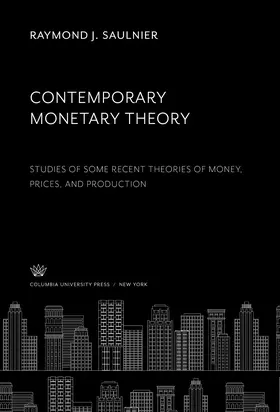 Saulnier |  Contemporary Monetary Theory | eBook | Sack Fachmedien