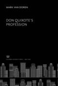 Van Doren |  Don Quixote’S Profession | eBook | Sack Fachmedien