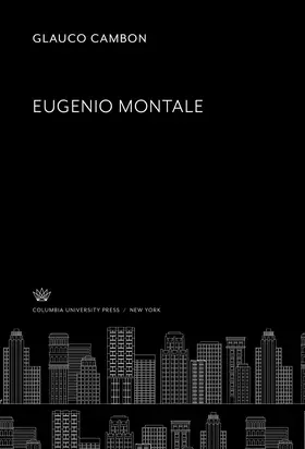 Cambon |  Eugenio Montale | eBook | Sack Fachmedien