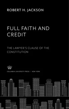 Jackson |  Full Faith and Credit | eBook | Sack Fachmedien