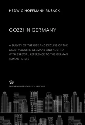Rusack |  Gozzi in Germany | eBook | Sack Fachmedien
