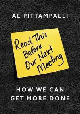 Pittampalli |  Read This Before Our Next Meeting | Buch |  Sack Fachmedien