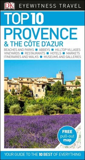 Gauldie / Peregrine |  DK Eyewitness Top 10 Travel Guide Provence & the Cote d'Azur | Buch |  Sack Fachmedien