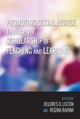 Liston / Rahimi | Promoting Social Justice through the Scholarship of Teaching and Learning | E-Book | sack.de