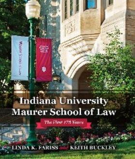 Fariss / Buckley |  Indiana University Maurer School of Law | eBook | Sack Fachmedien