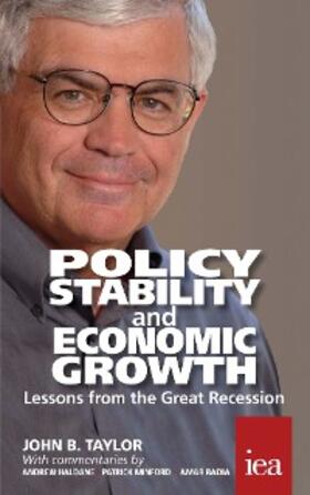 Taylor | Policy Stability and Economic Growth – Lessons from the Great Recession | E-Book | sack.de