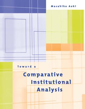 Aoki | Toward a Comparative Institutional Analysis | Buch | 978-0-262-01187-7 | sack.de