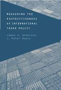 Neary |  Measuring the Restrictiveness of International Trade Policy | Buch |  Sack Fachmedien