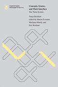 Reinhart / Everaert / Marelj |  Concepts, Syntax, and their Interface | Buch |  Sack Fachmedien