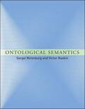 Nirenburg / Raskin |  Ontological Semantics | Buch |  Sack Fachmedien