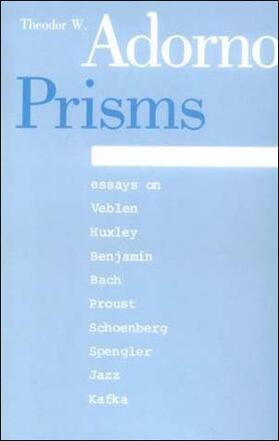 Adorno |  Prisms | Buch |  Sack Fachmedien