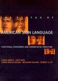 Neidle / Kegl / MacLaughlin |  The Syntax of American Sign Language | Buch |  Sack Fachmedien