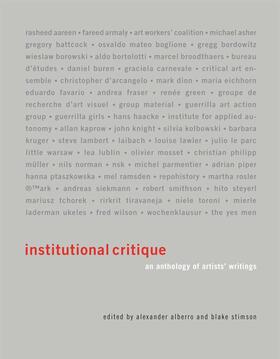 Alberro / Stimson |  Institutional Critique | Buch |  Sack Fachmedien