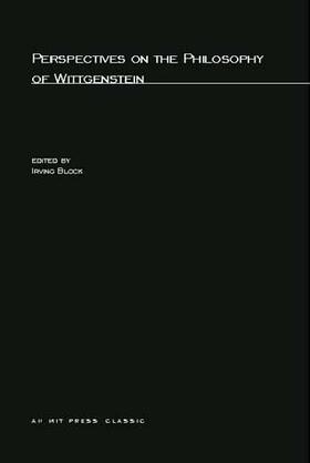 Block |  Perspectives on the Philosophy of Wittgenstein | Buch |  Sack Fachmedien