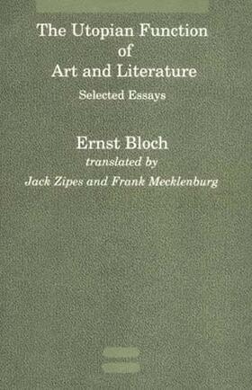 Bloch |  The Utopian Function of Art and Literature | Buch |  Sack Fachmedien