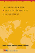 Gradstein / Konrad |  Institutions and Norms in Economic Development | Buch |  Sack Fachmedien