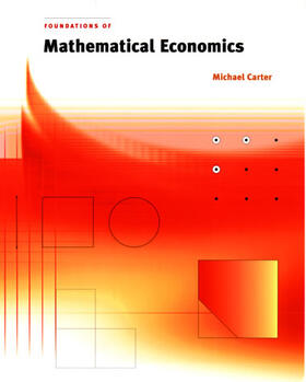Carter |  Foundations of Mathematical Economics | Buch |  Sack Fachmedien