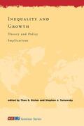 Eicher / Turnovsky |  Inequality and Growth | Buch |  Sack Fachmedien