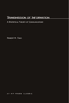 Fano |  Transmission of Information | Buch |  Sack Fachmedien
