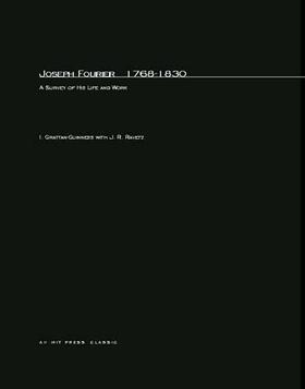 Grattan-Guinness / Ravetz |  Joseph Fourier, 1768-1830 | Buch |  Sack Fachmedien