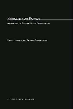 Joskow / Schmalensee |  Markets for Power | Buch |  Sack Fachmedien
