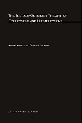Lindbeck / Snower |  The Insider-Outsider Theory of Employment and Unemployment | Buch |  Sack Fachmedien