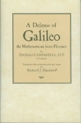 Campanella |  Defense of Galileo | Buch |  Sack Fachmedien