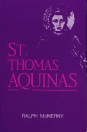 St. Thomas Aquinas | Buch | 978-0-268-01707-1 | www.sack.de