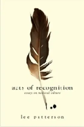 Patterson |  Acts of Recognition | Buch |  Sack Fachmedien