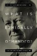 Fink / Stern |  What Is Ethically Demanded? | Buch |  Sack Fachmedien