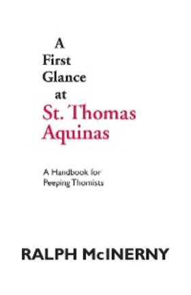 McInerny | A First Glance at St. Thomas Aquinas | E-Book | sack.de