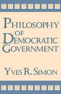 Simon |  Philosophy of Democratic Government | eBook | Sack Fachmedien