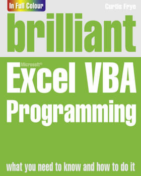 Frye |  Brilliant Excel VBA Programming | Buch |  Sack Fachmedien