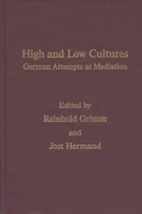 Grimm |  High And Low Cultures -Mov #14 | Buch |  Sack Fachmedien