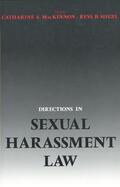 MacKinnon / Siegel |  Directions in Sexual Harassment Law | eBook | Sack Fachmedien