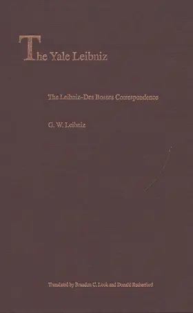 Leibniz |  The Leibniz-Des Bosses Correspondence | eBook | Sack Fachmedien