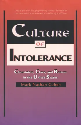 Cohen |  Culture of Intolerance | eBook | Sack Fachmedien