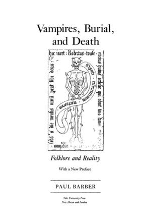 Barber | Vampires, Burial, and Death | E-Book | sack.de