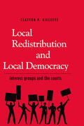 Gillette |  Local Redistribution and Local Democracy | eBook | Sack Fachmedien