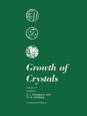 Givargizov / Grinberg | Growth of Crystals | Buch | 978-0-306-18117-7 | sack.de