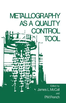 Mccall |  Metallography as a Quality Control Tool | Buch |  Sack Fachmedien
