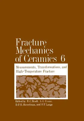 Bradt / Evans / Hasselman |  Fracture Mechanics of Ceramics | Buch |  Sack Fachmedien
